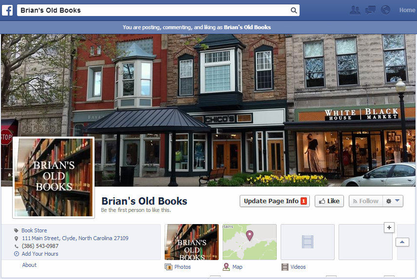 Small Business Facebook Page Example